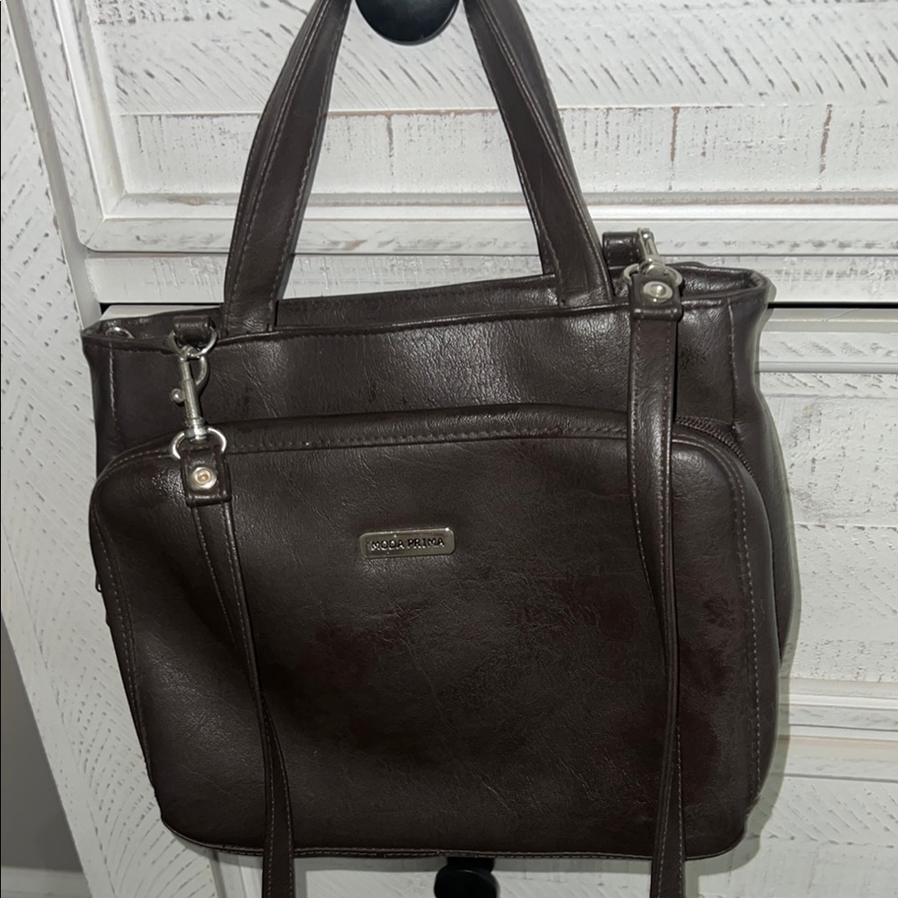 Vintage Moda Prima  Leather Shoulder Bag